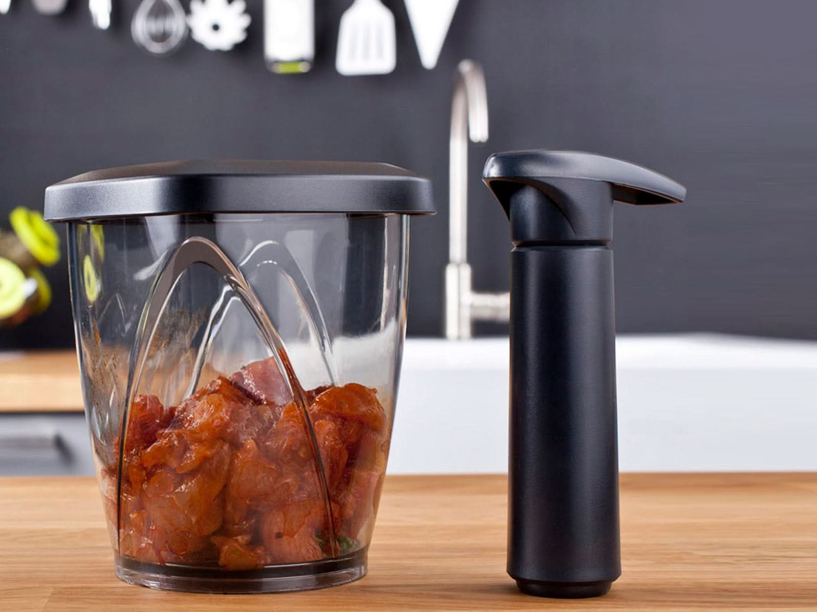 Conservador de Cafe con Bomba al Vacio Vacu Vin