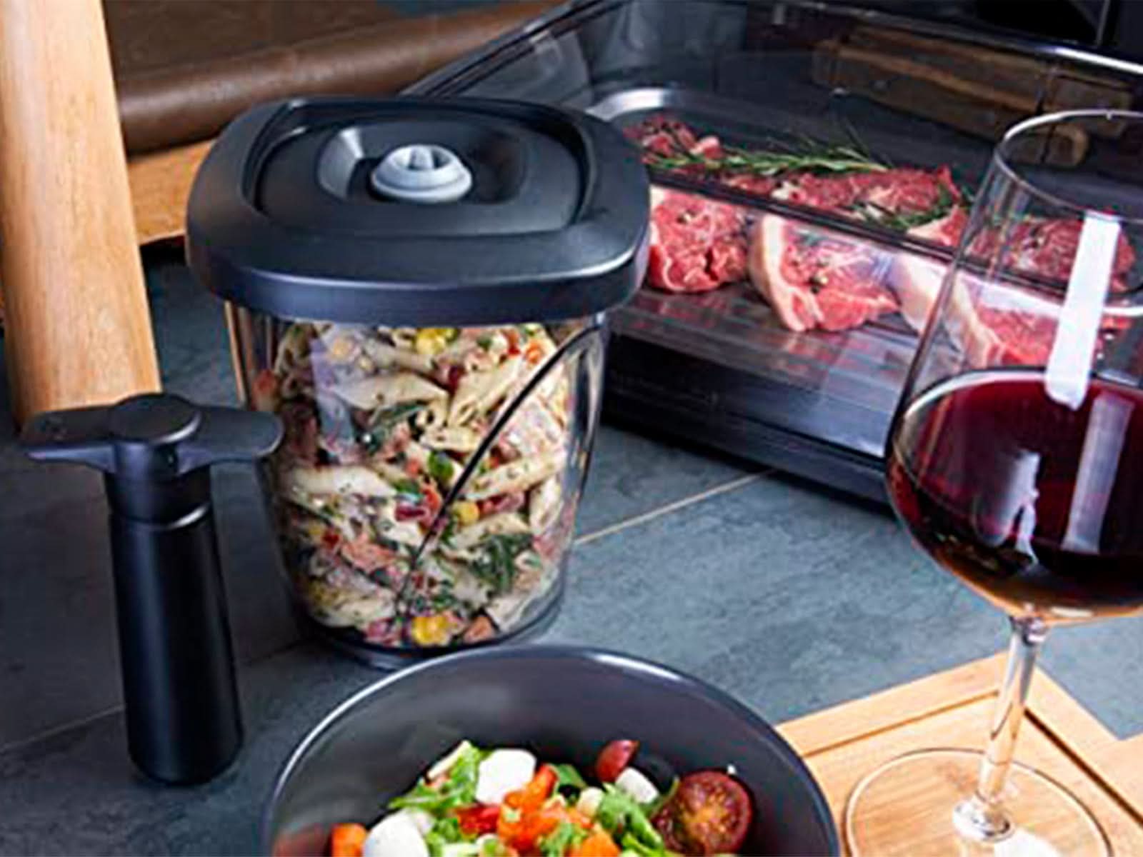 Conservador de Cafe con Bomba al Vacio Vacu Vin