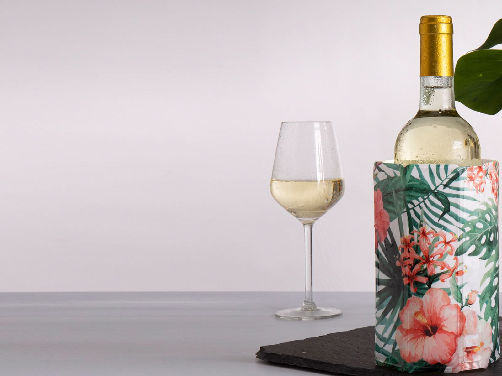 Enfriador Activo de Vino Estilo Botanico Vacu Vin