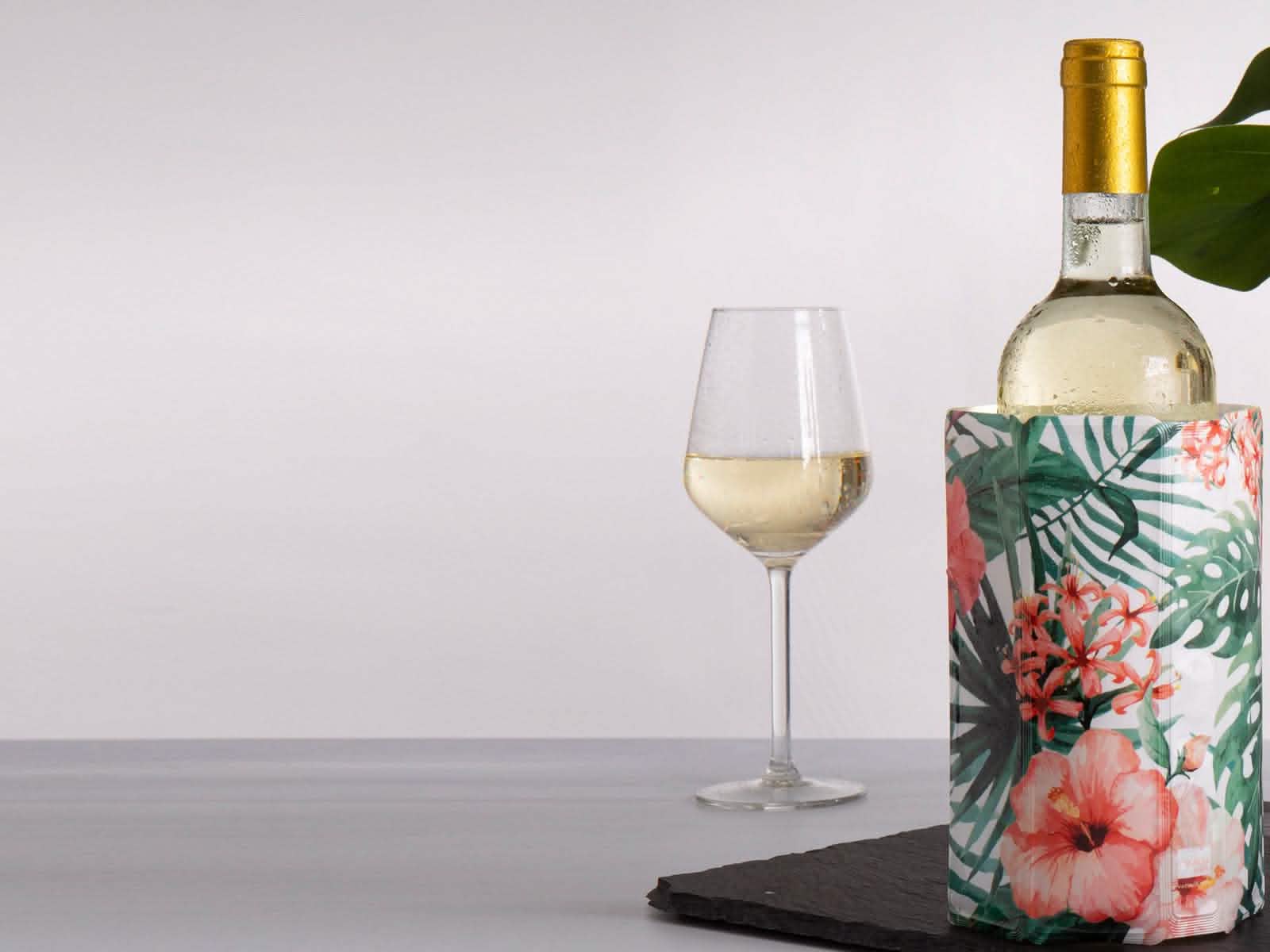 Enfriador Activo de Vino Estilo Botanico Vacu Vin