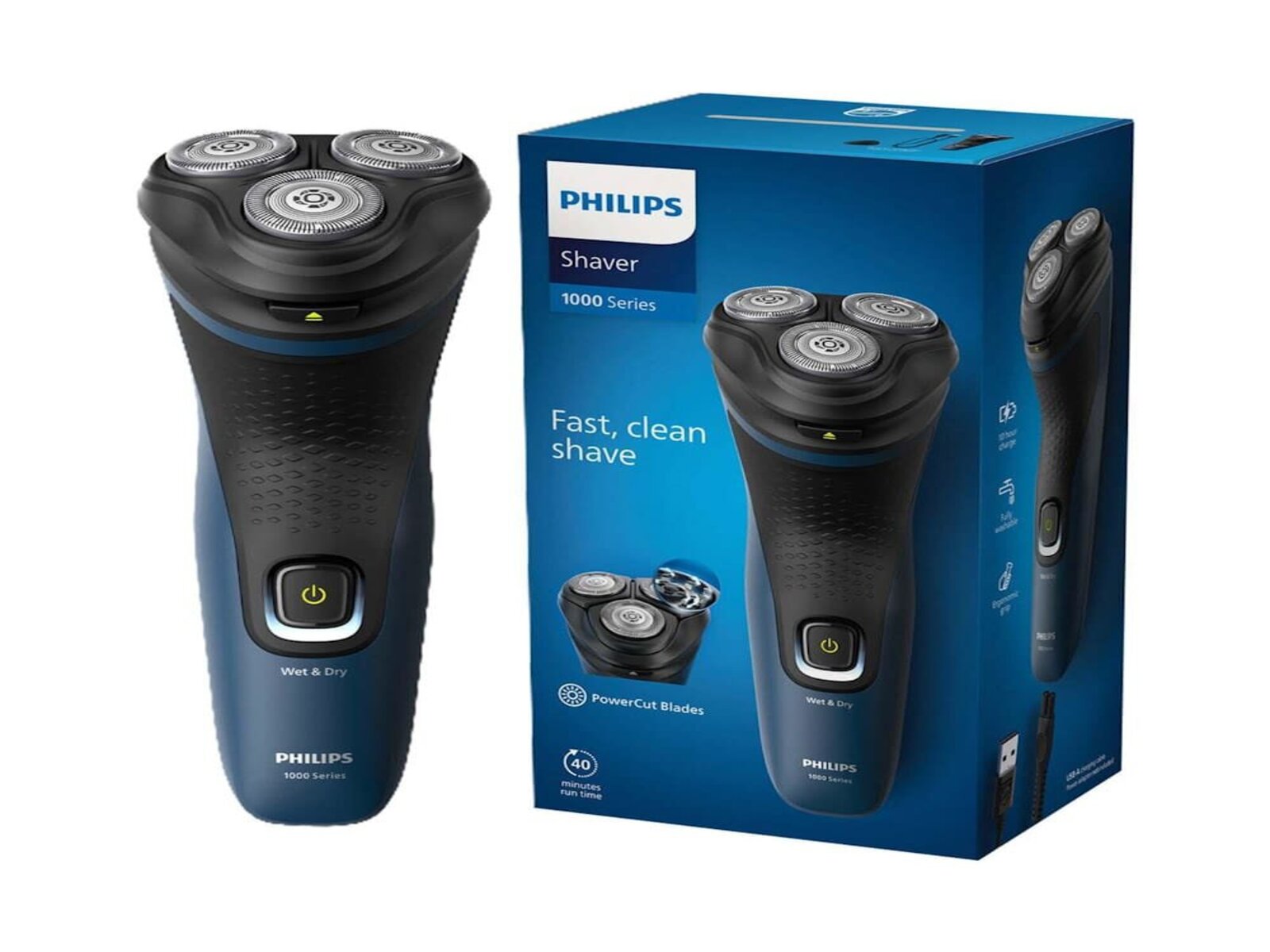 Afeitadora Seco y Humedo Philips