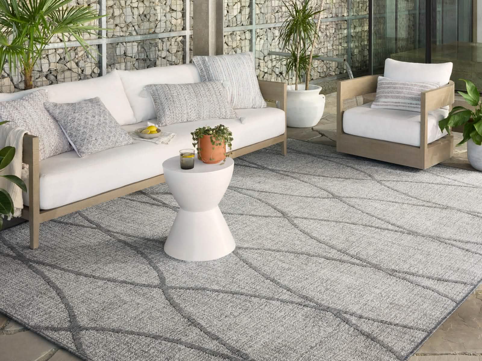 Alfombra Outdoor Terrasse Gris