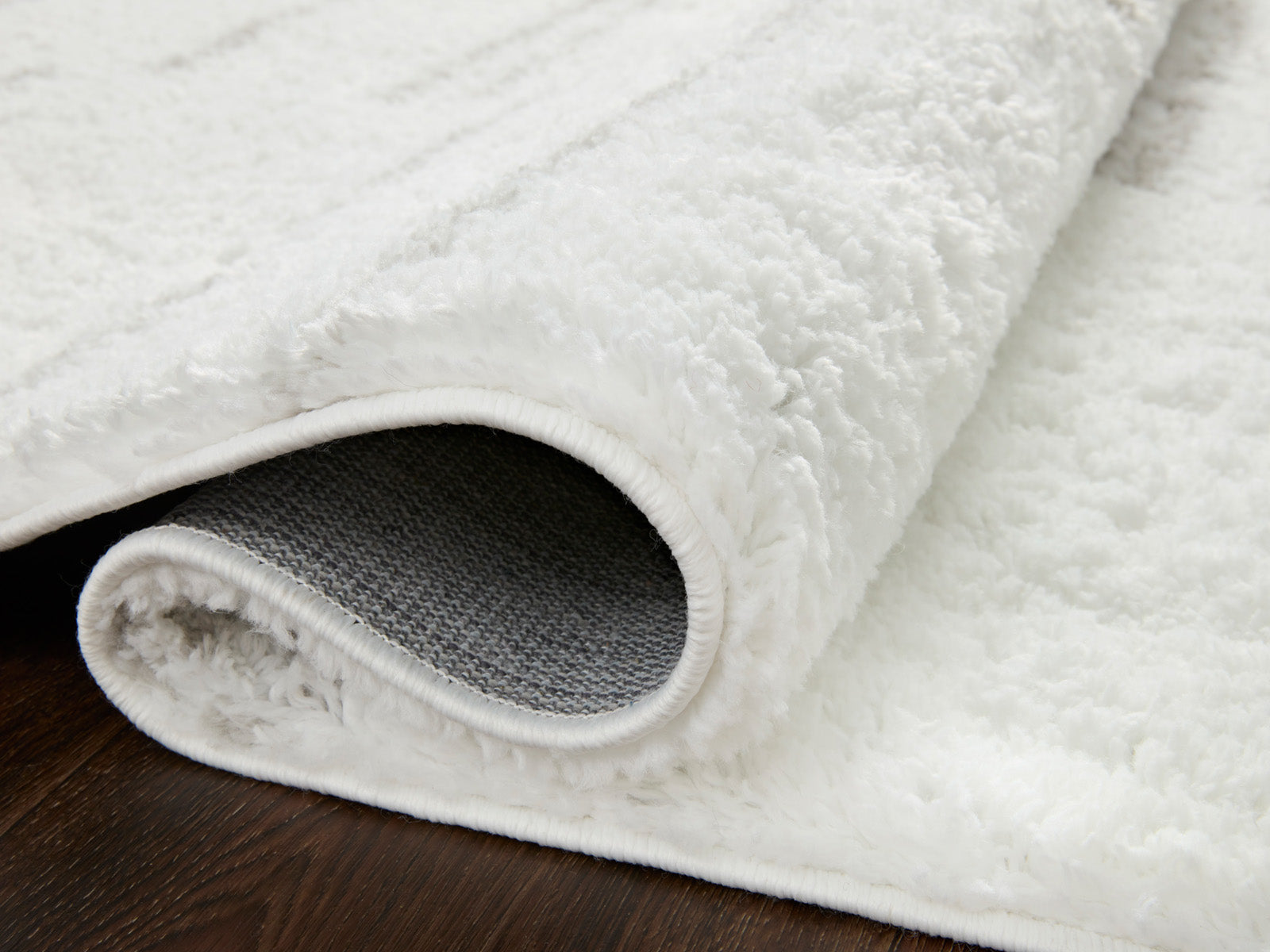 Alfombra Texturizada C/Blanco y Gris