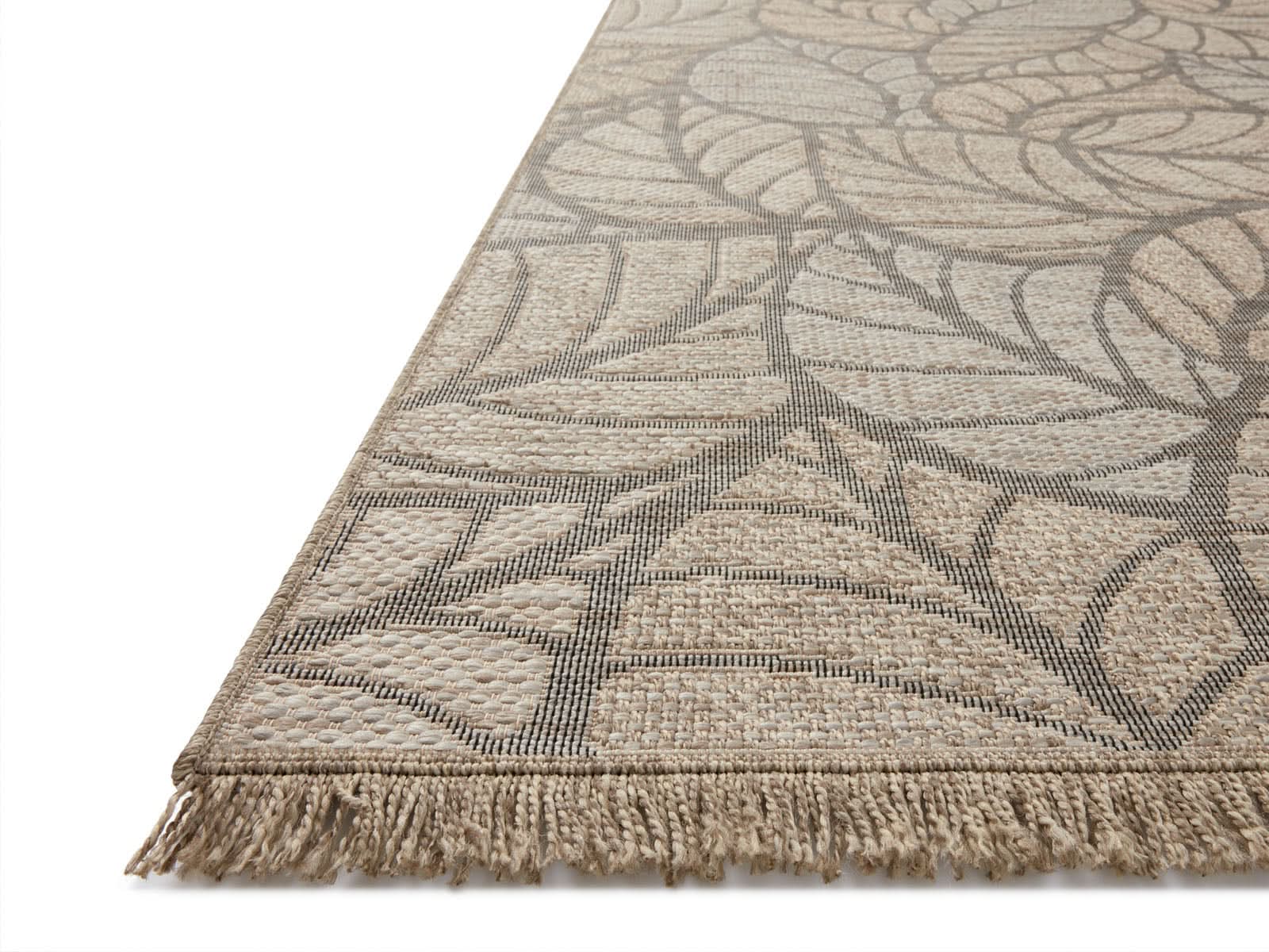 Alfombra Outdoor Terrasse Beige Hojas