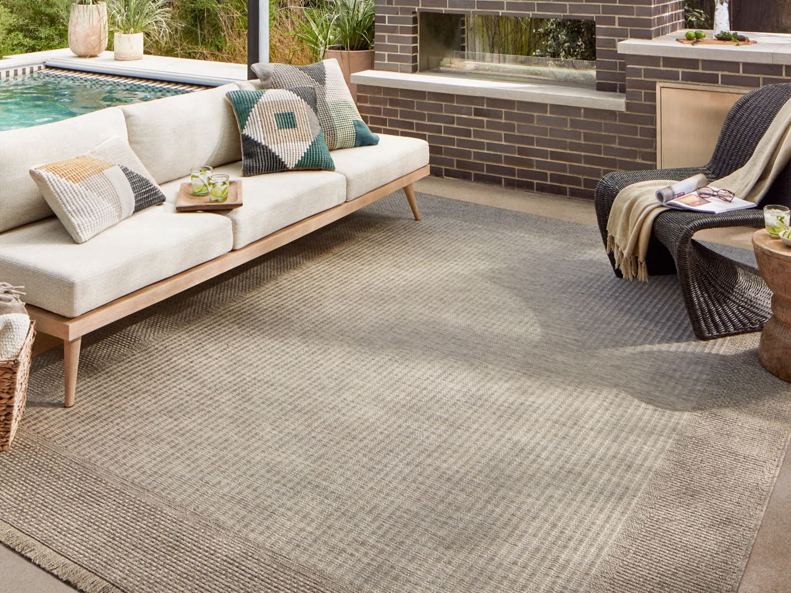 Alfombra Terrasse Natural Contraste