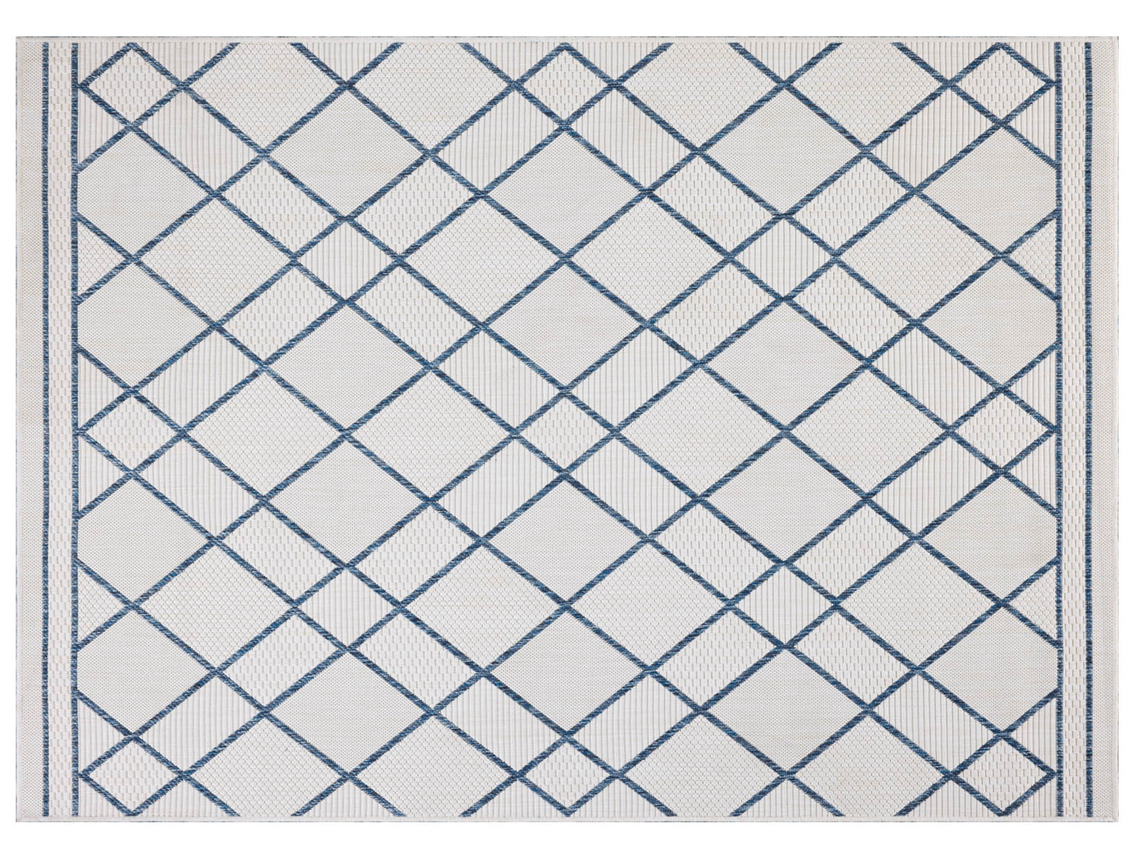 Alfombra Reversible C/Beige y Azul