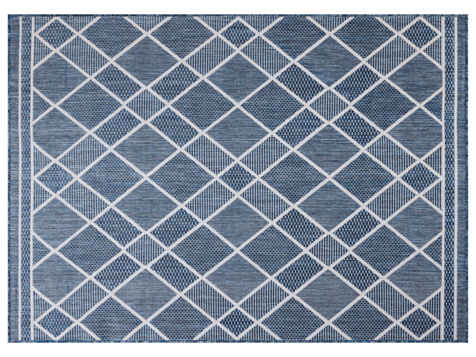 Alfombra Reversible C/Beige y Azul