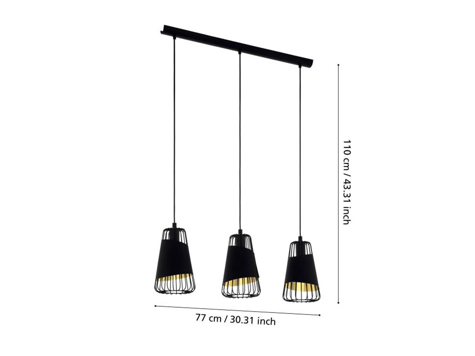 Lampara de Techo Austell Triple