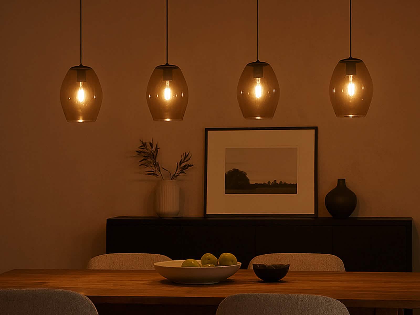 Lampara de Techo Cuadruple Estanys