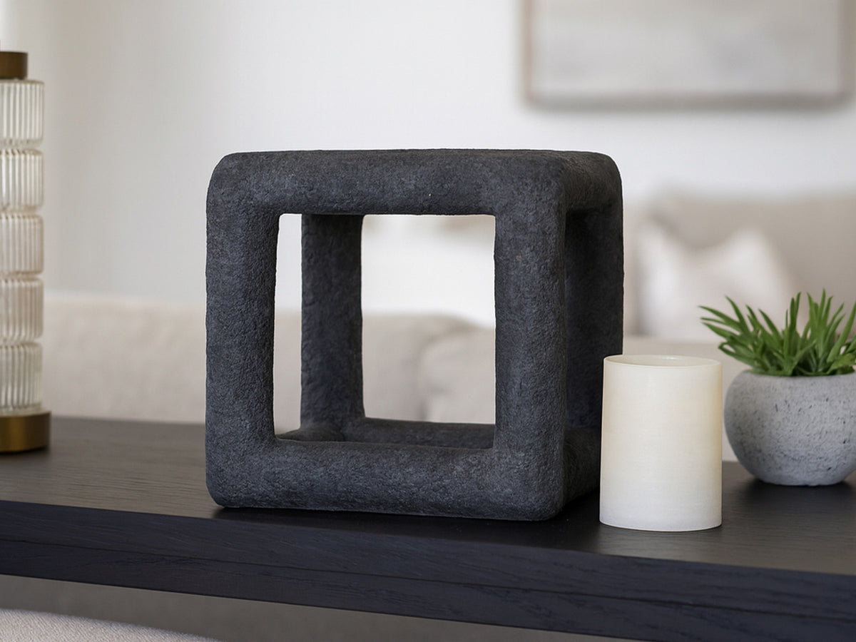 Cubo Texturizado Negro