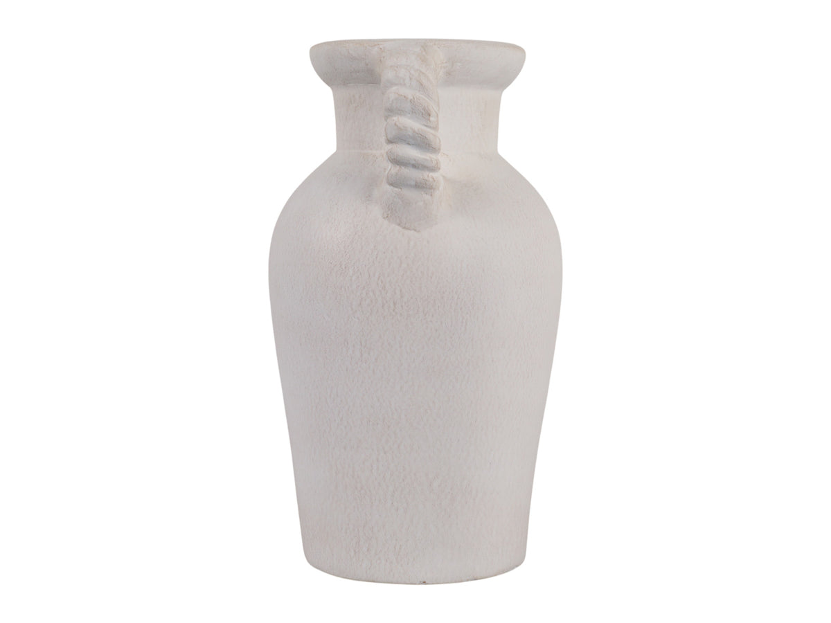 Jarron Terracota Blanco