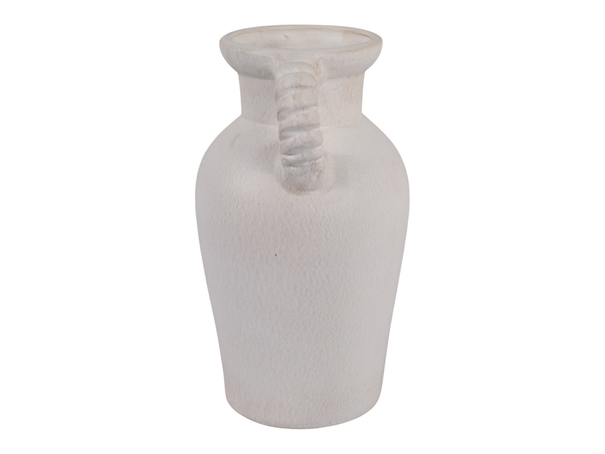 Jarron Terracota Blanco