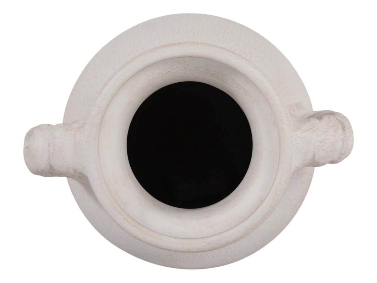 Jarron Terracota Blanco