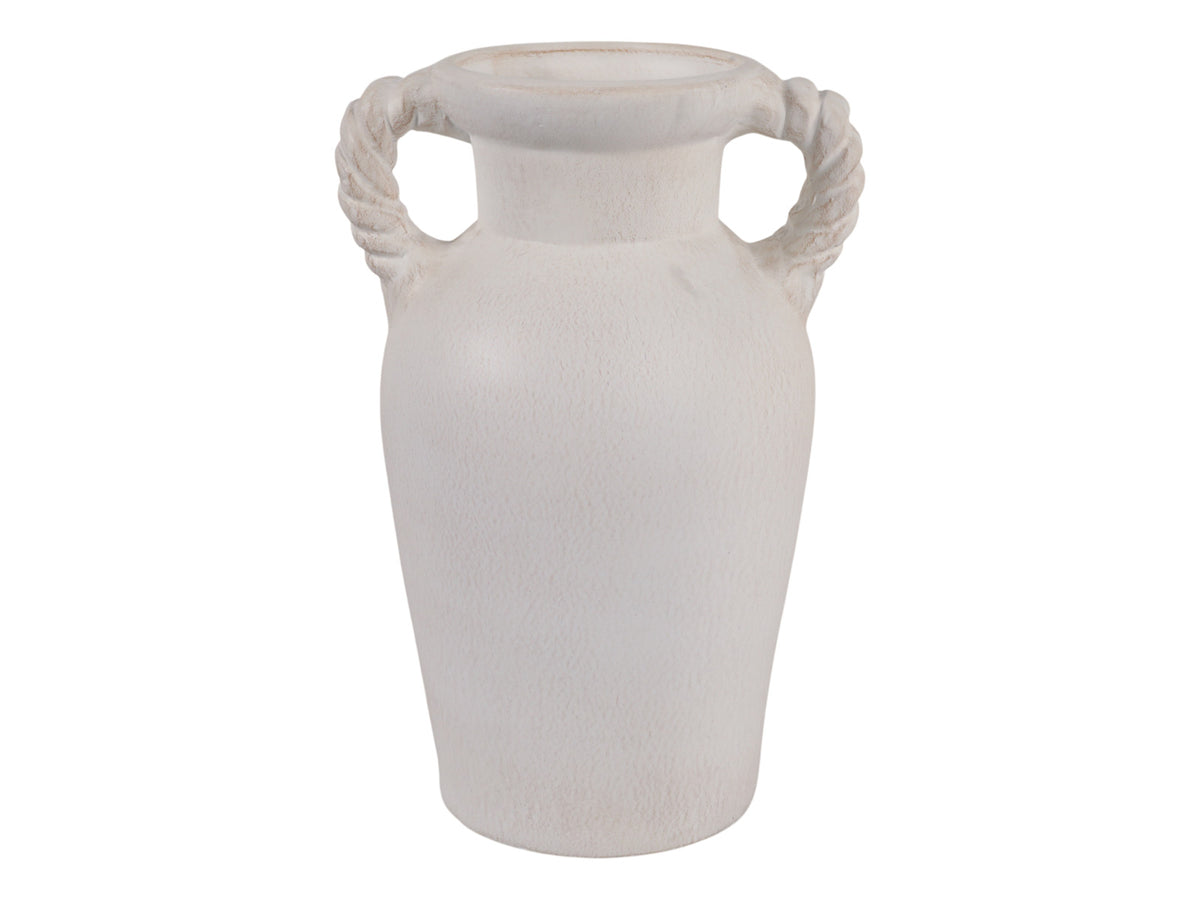 Jarron Terracota Blanco