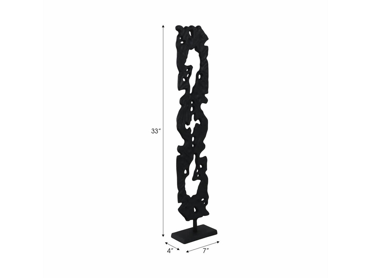 Decoración Hobart Large Negra 33"