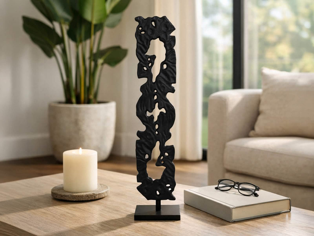 Decoración Hobart Large Negra 33"