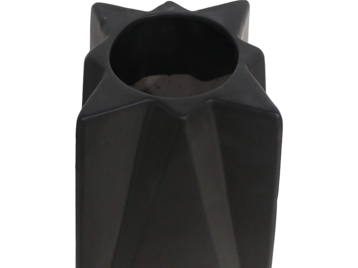 Jarrón Bonney 31" Cerámica Negro