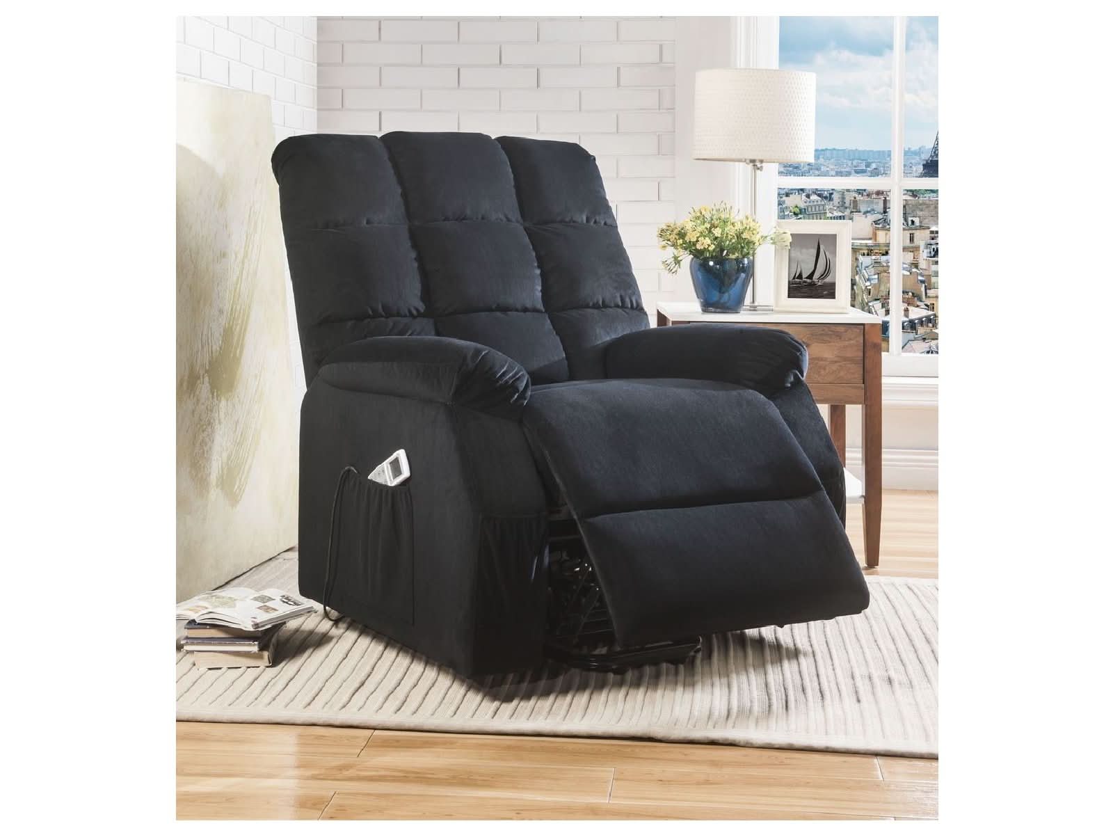 Sillon Electrico Recliner Ipompea #Color_Black"TIBLACK"