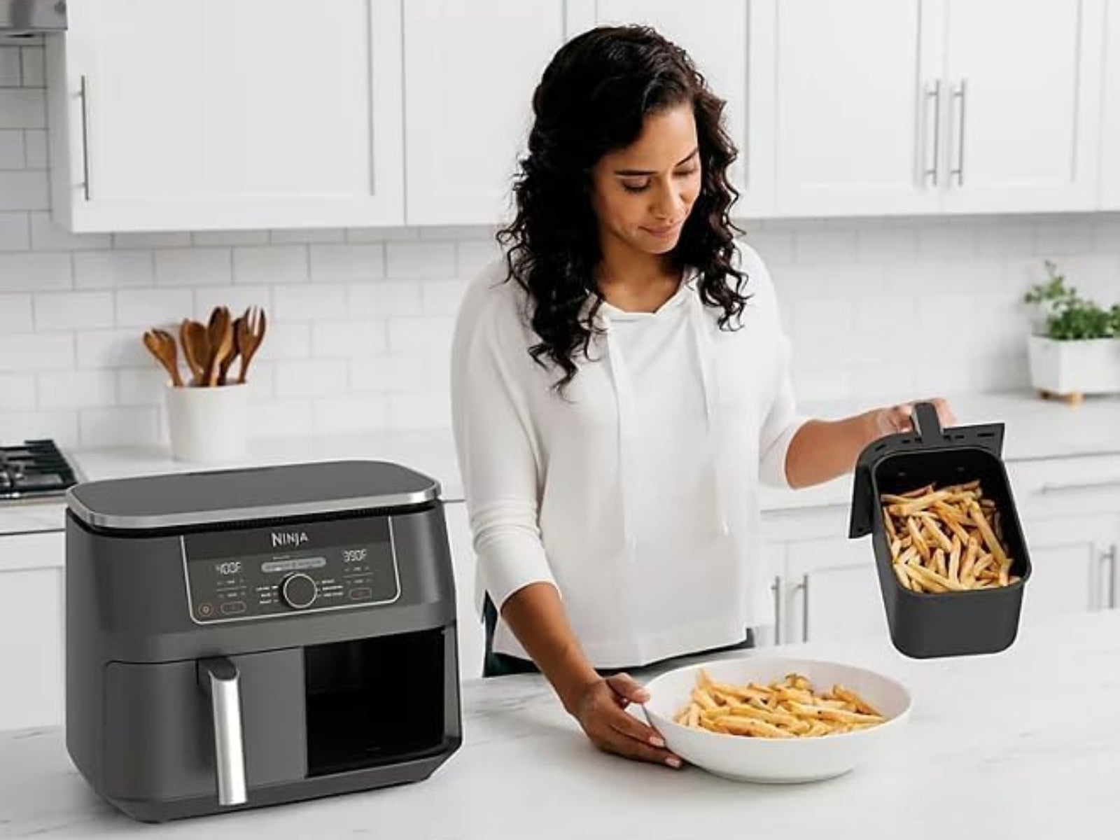 Freidora Dos Canastas 8 Litros Ninja