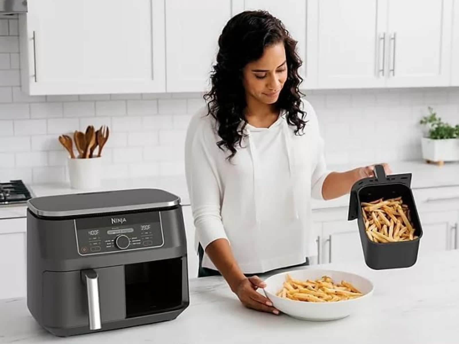 Freidora Doble Canasta Open Box