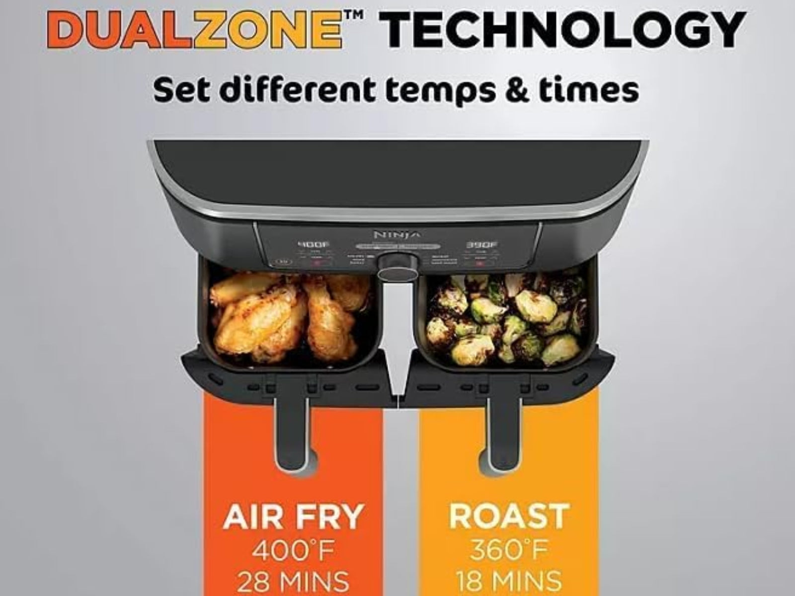 Freidora Dos Canastas 8 Litros Ninja