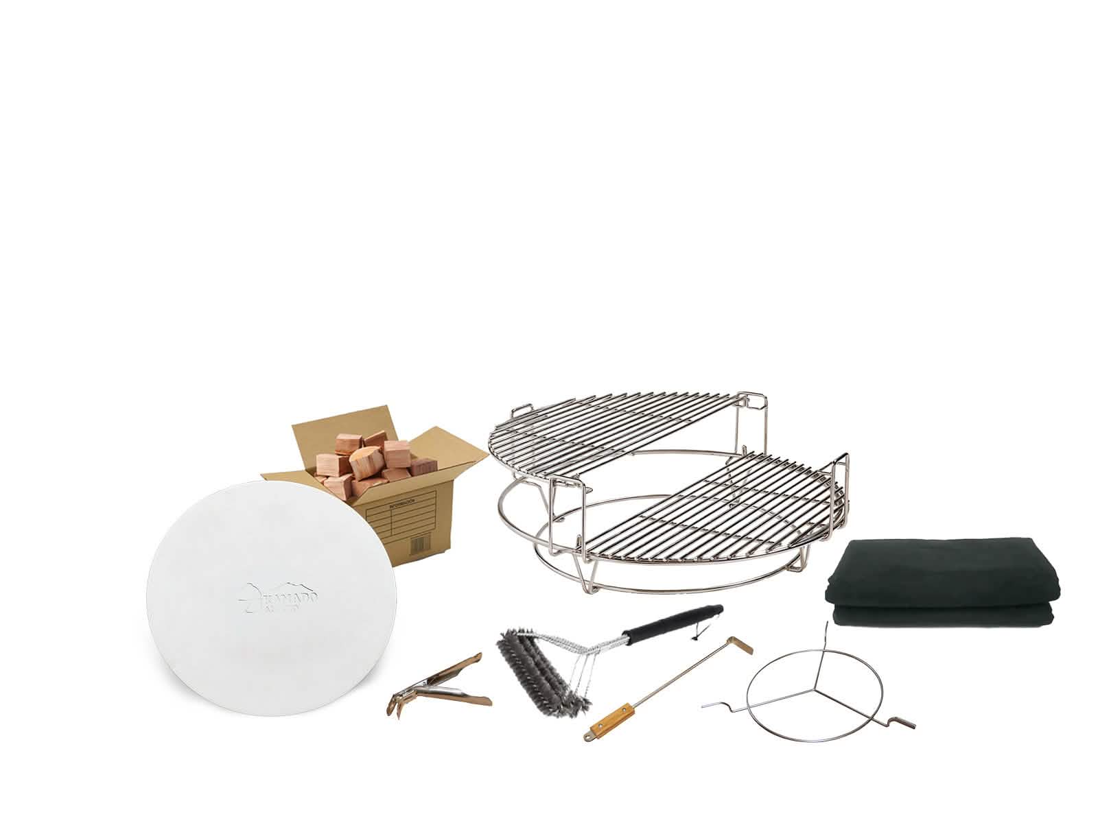 Grill Kamado Andino Extra Large #Color_Rojo #Versión_Profesional