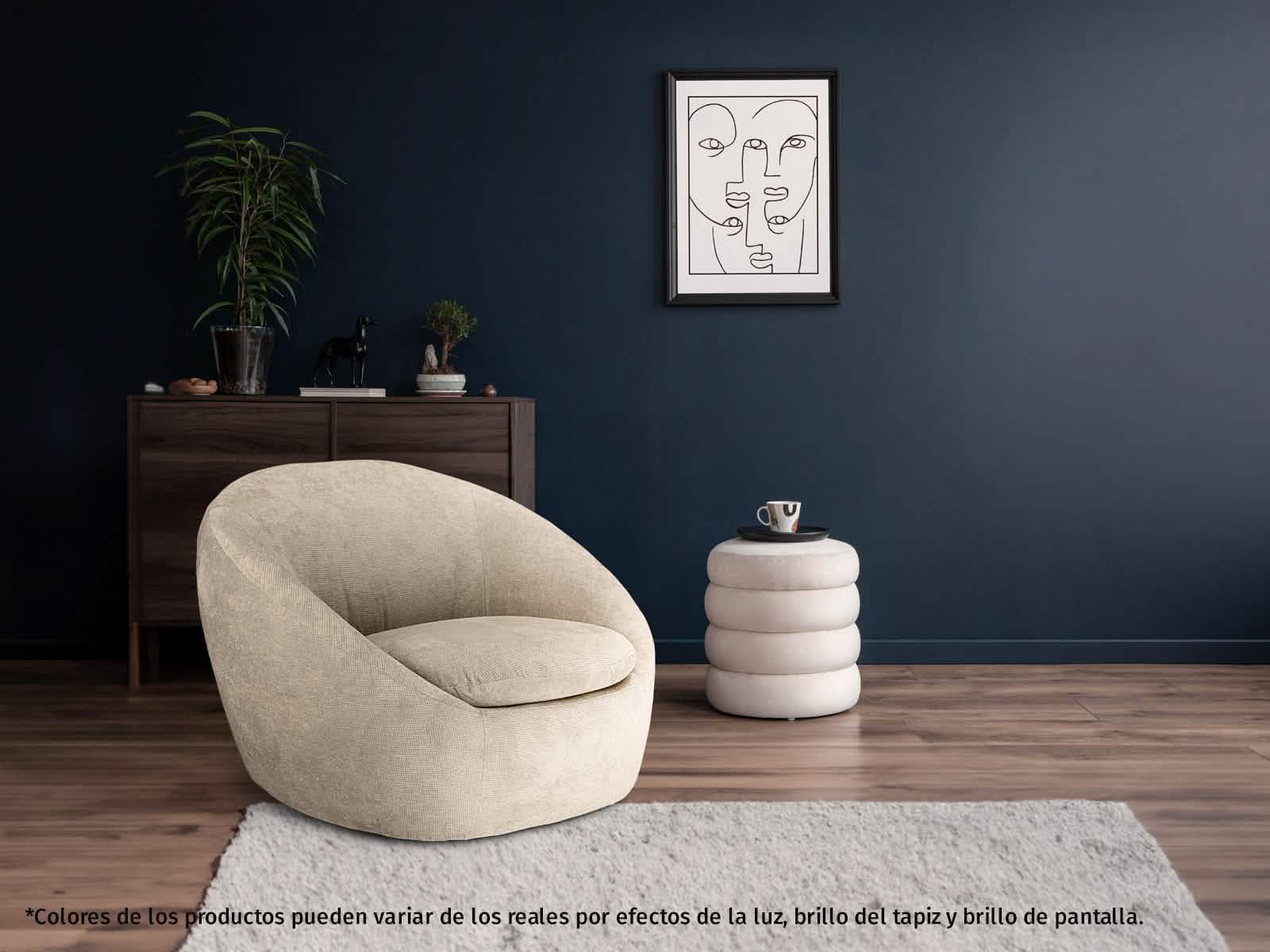 Sillon Auxiliar Giro (Giratorio) #Color_Tan"T32700"