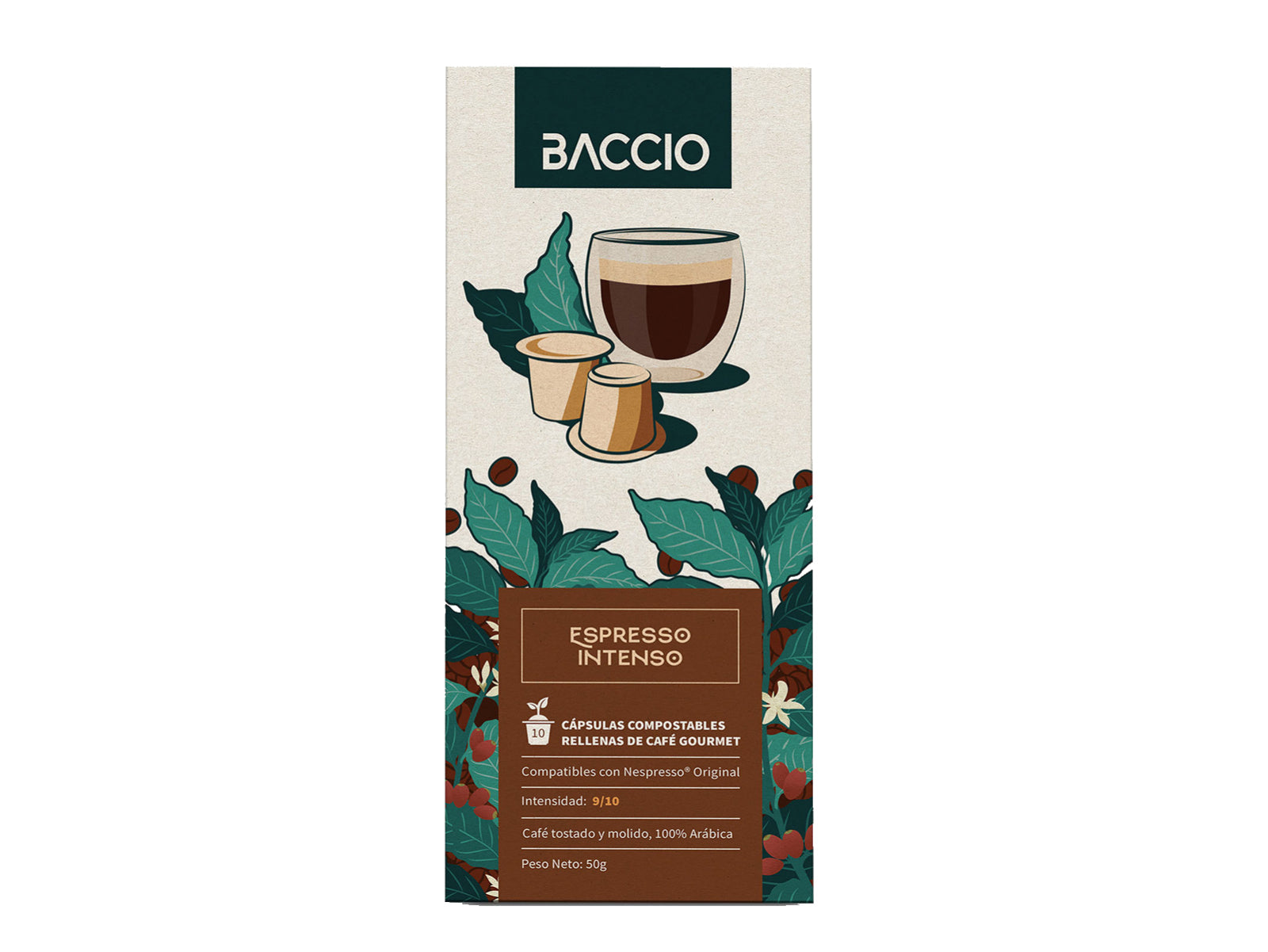 Capsulas de Cafe Intenso Baccio