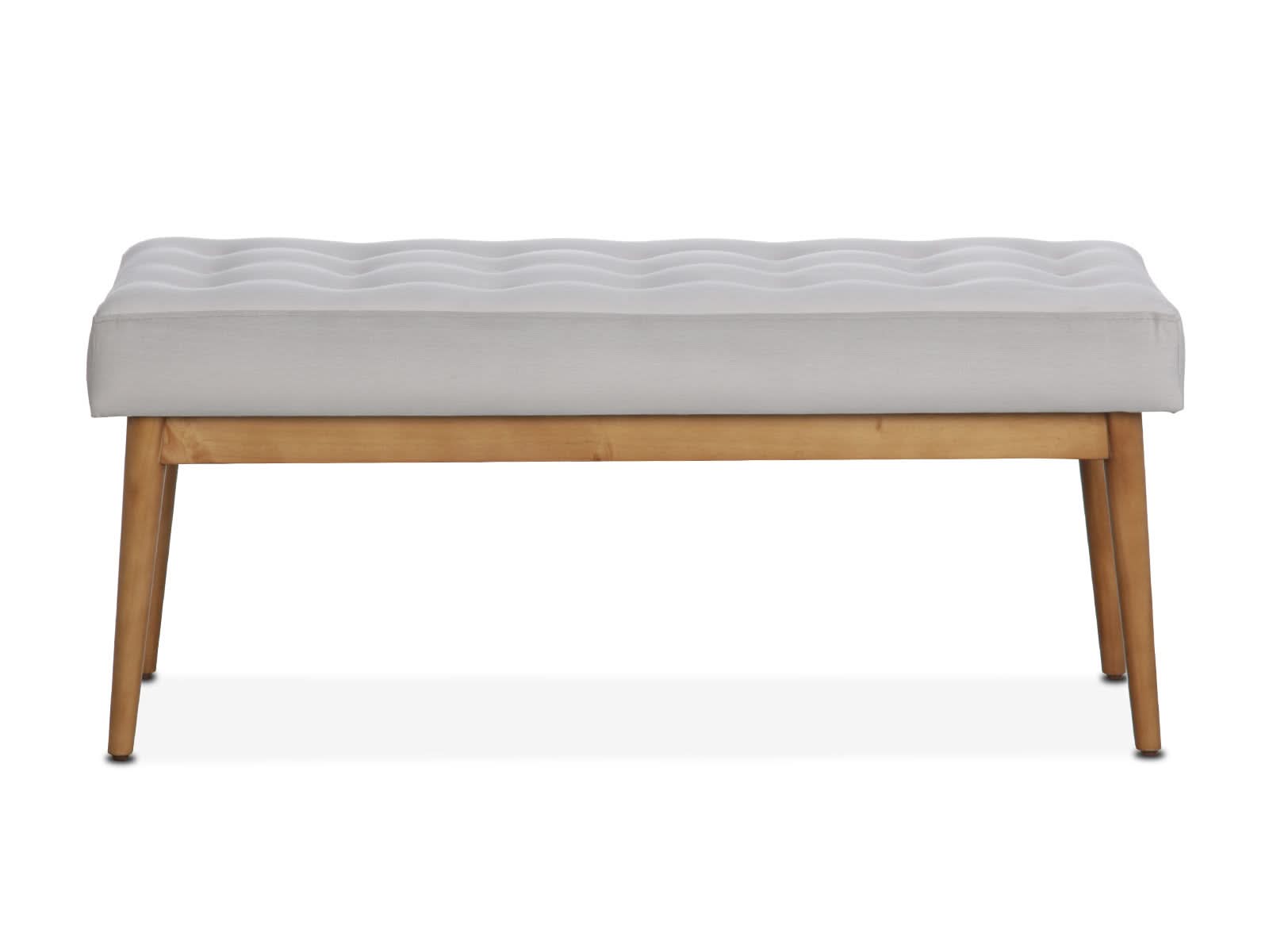 Banco Pie Cama Alabama C/Miel #Color_Beige"T36903"