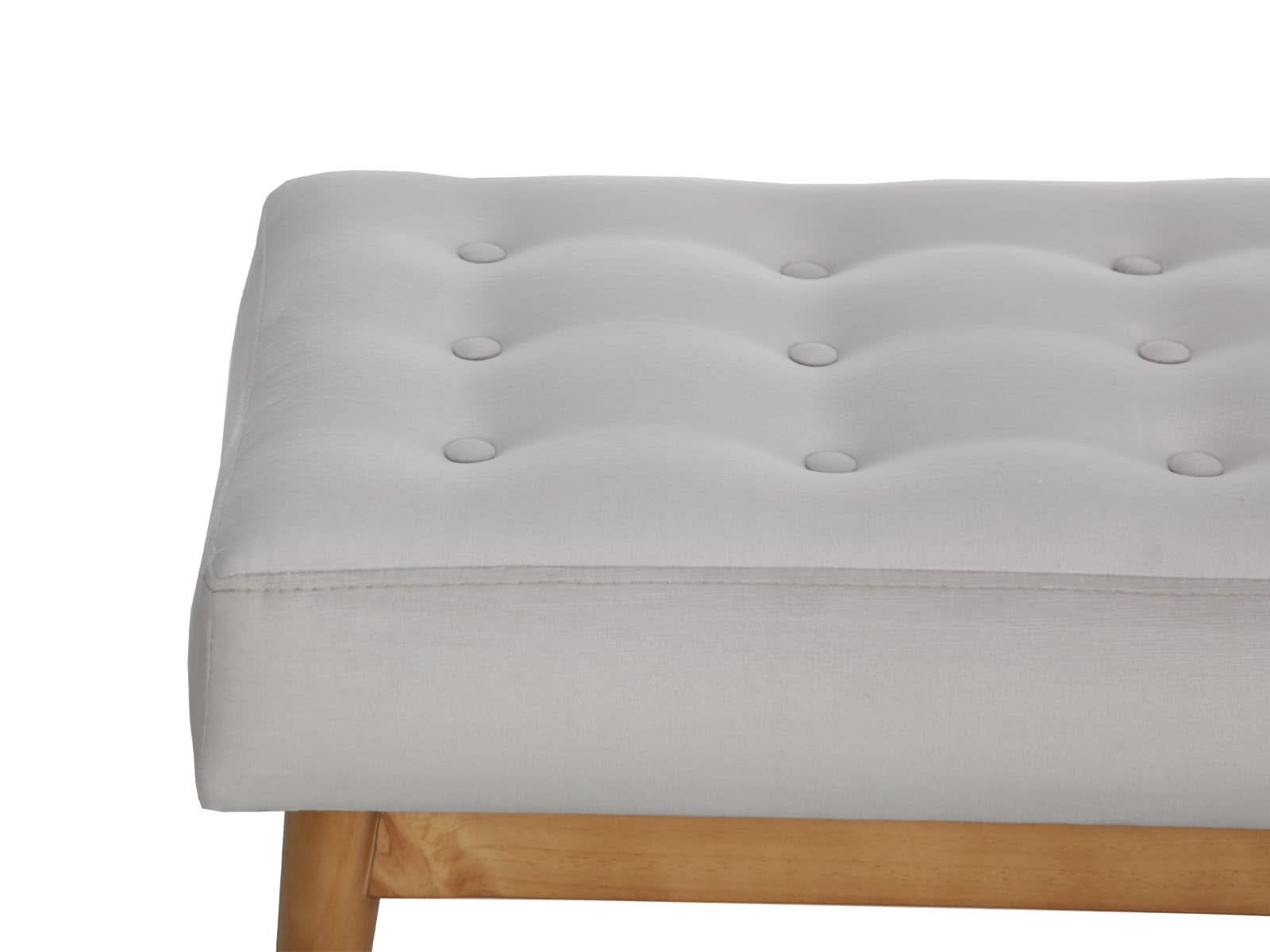 Banco Pie Cama Alabama C/Miel #Color_Beige"T36903"