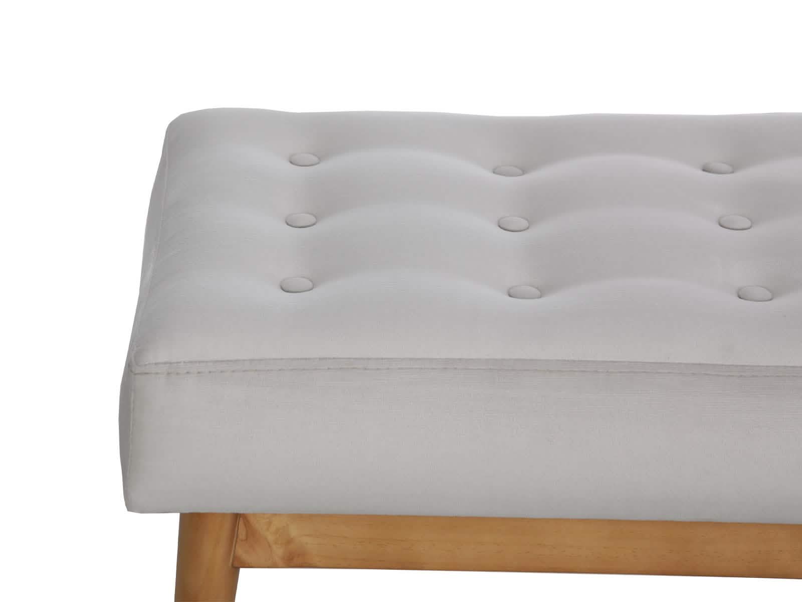 Banco Pie Cama Alabama C/Miel #Color_Beige"T36903"