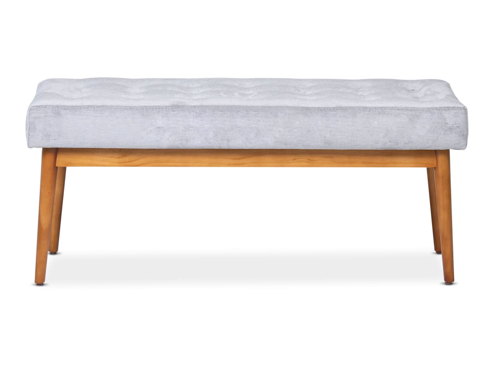 Banco Pie Cama Alabama C/Miel #Color_Gainsboro"T36907"