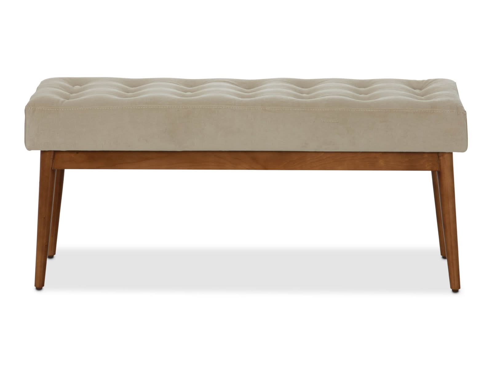 Banco Pie Cama Alabama C/Miel #Color_Beige"T37111"