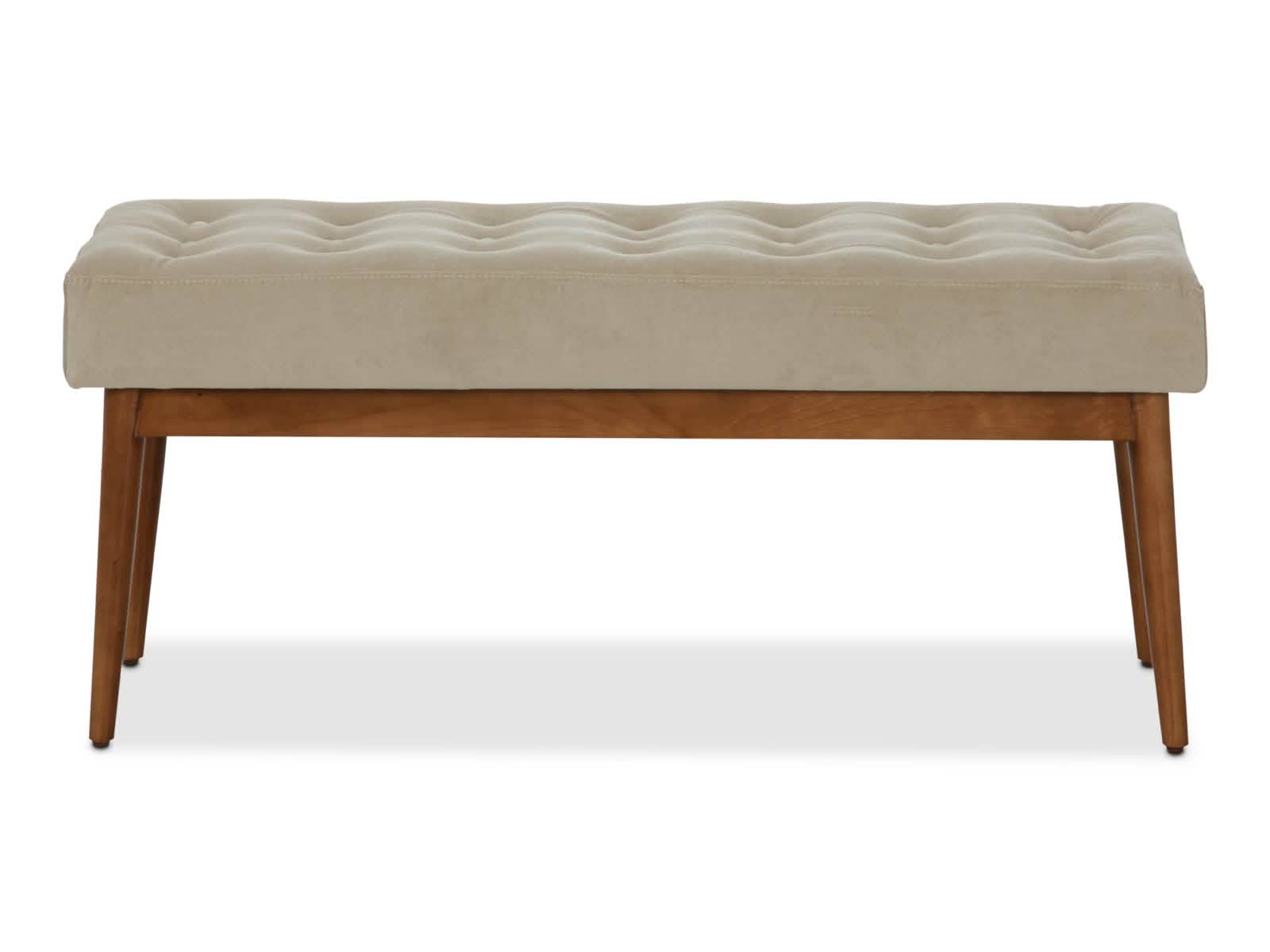 Banco Pie Cama Alabama C/Miel #Color_Beige"T37111"