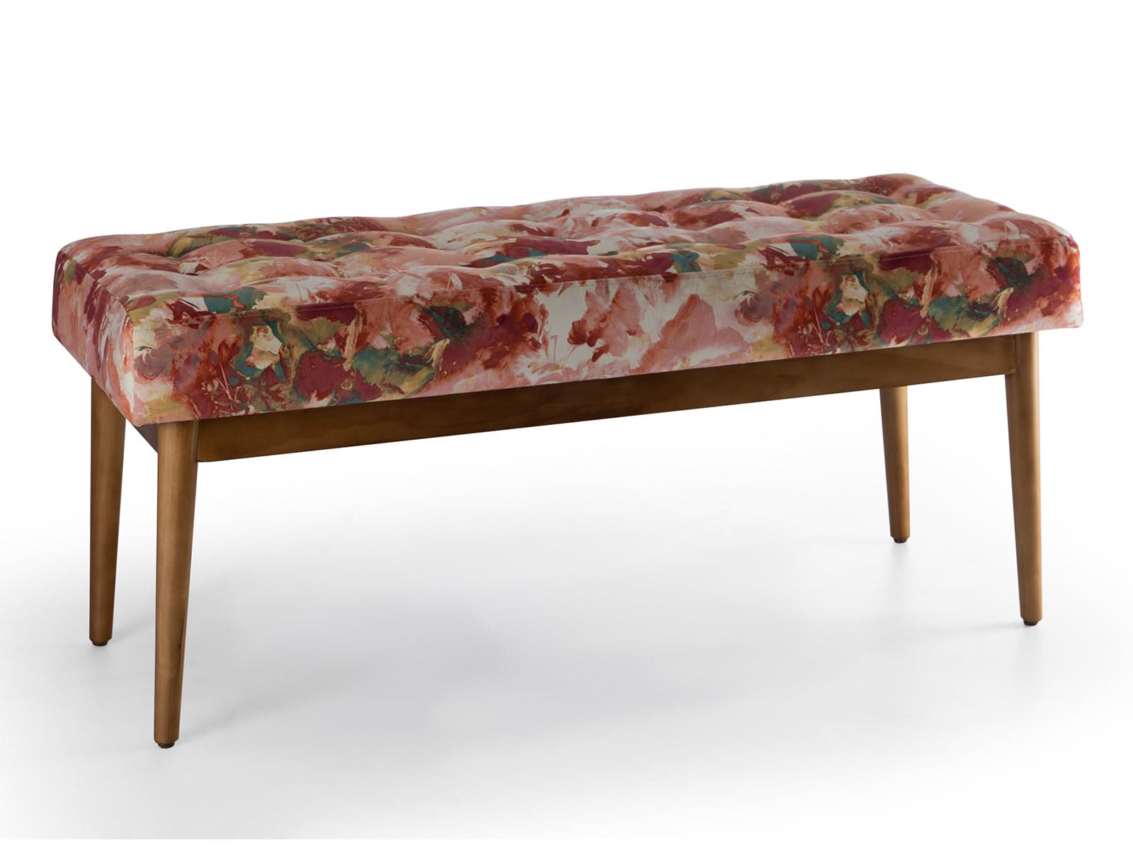 Banco Pie Cama Alabama C/Miel #Color_Salmon"T37416"