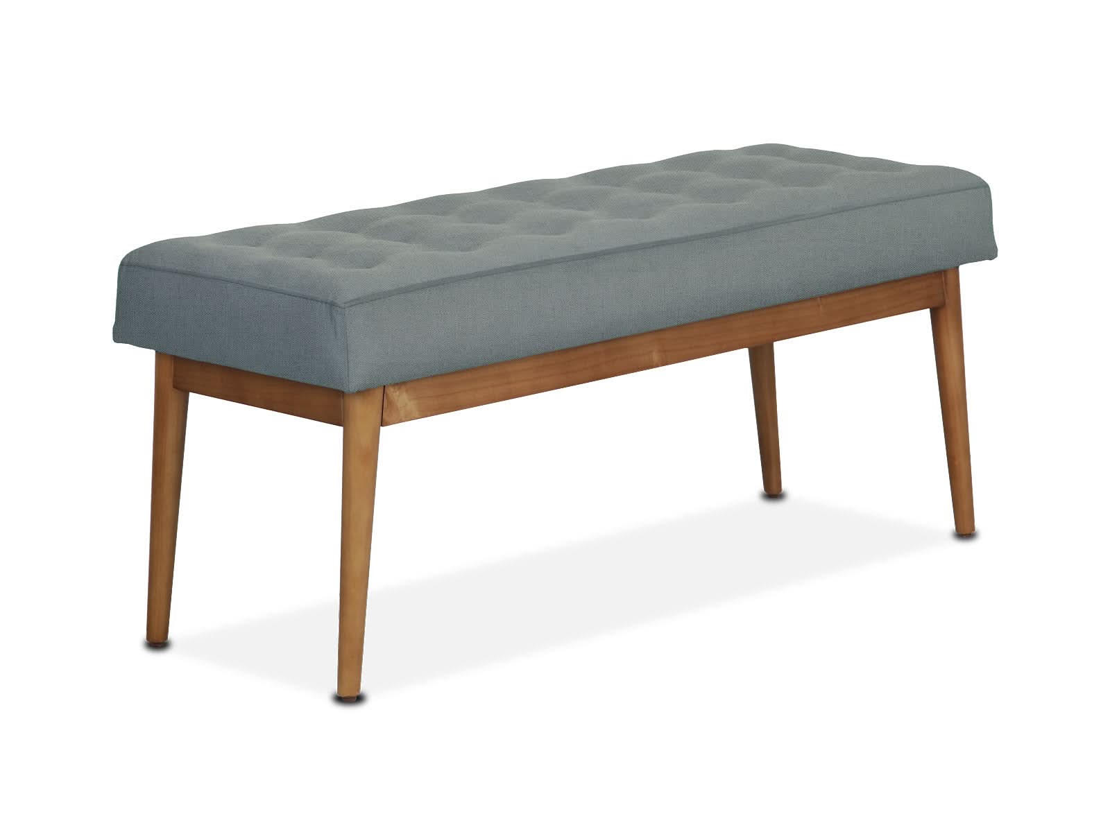 Banco Pie Cama Alabama C/Miel #Color_SlateGray"T38903"