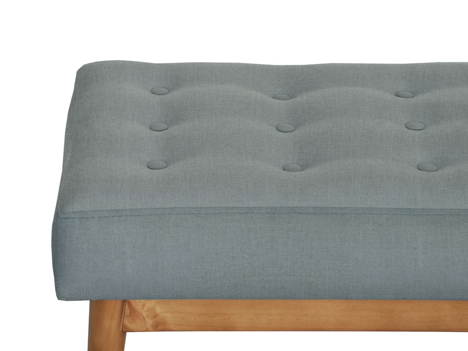 Banco Pie Cama Alabama C/Miel #Color_SlateGray"T38903"