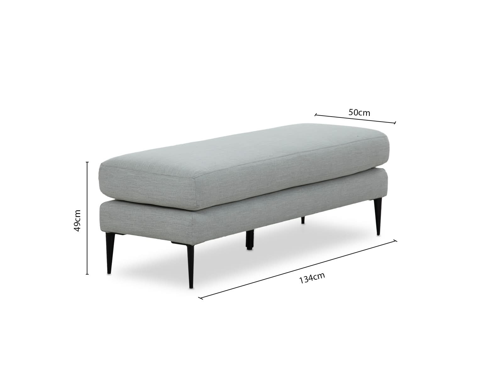 Banco Pie Cama Fenix #Color_Gainsboro"T38163"