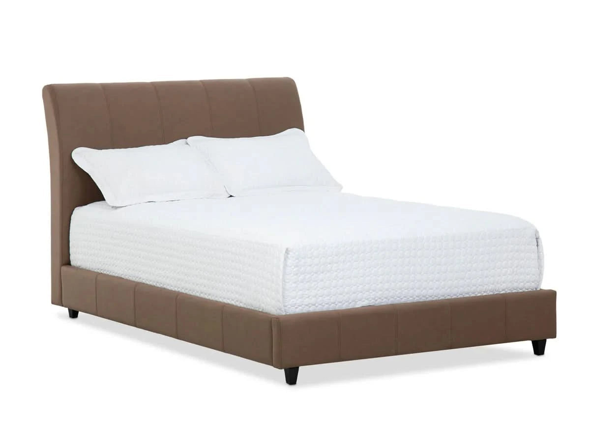 Set Cama Messina Caramelo + Colchon Ijoy King