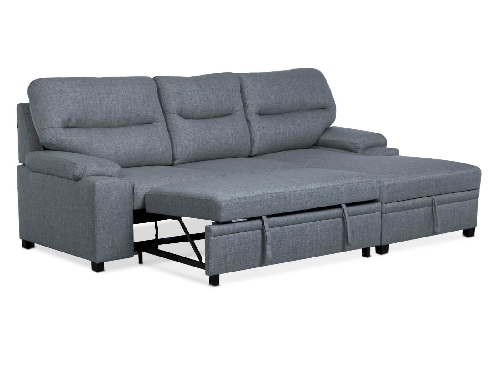 Sala Sofacama Cyril #Color_SlateGray"T37531"