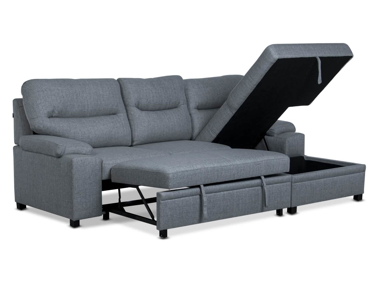 Sala Sofacama Cyril #Color_SlateGray"T37531"