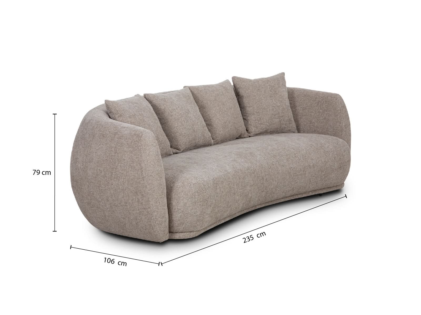 Sofa Diana #Color_Tan"T32703"