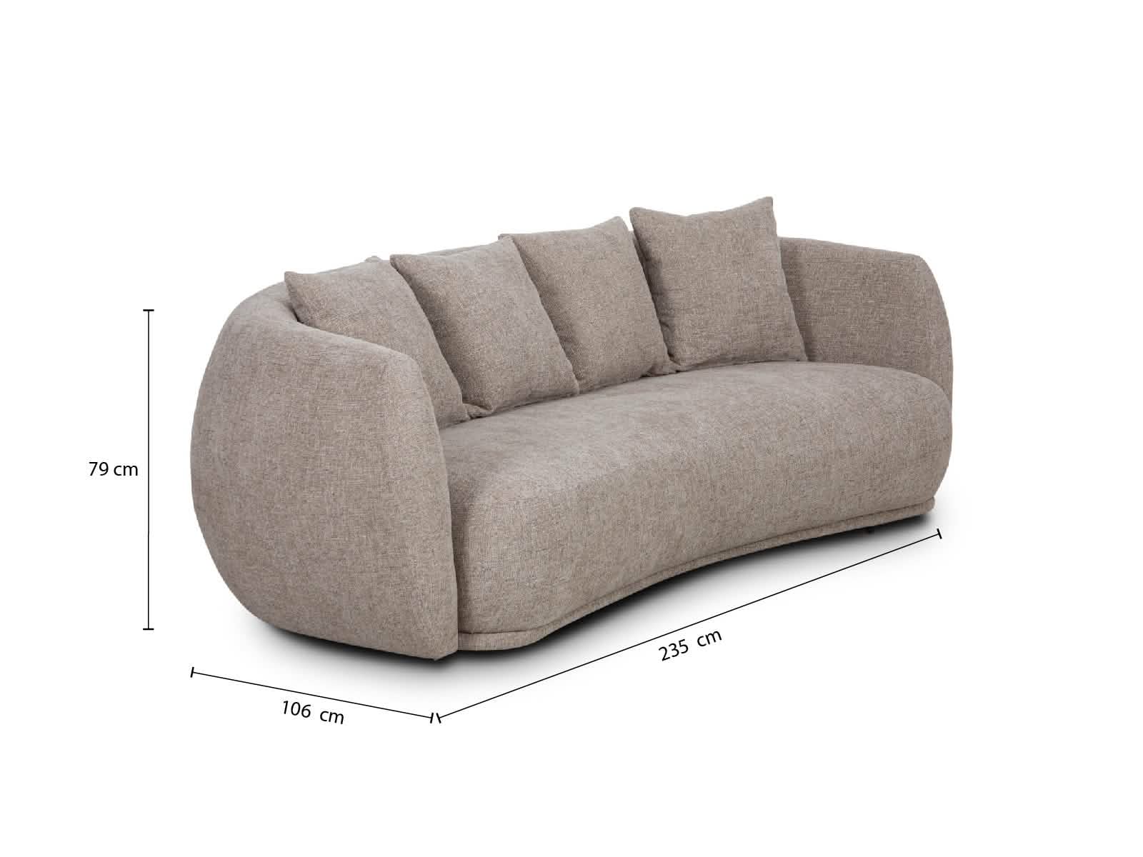 Sofa Diana #Color_Tan"T32703"