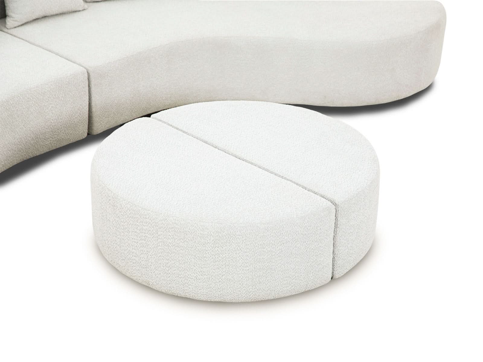 Ottoman Didi 2P #Color_Snow"T37108"