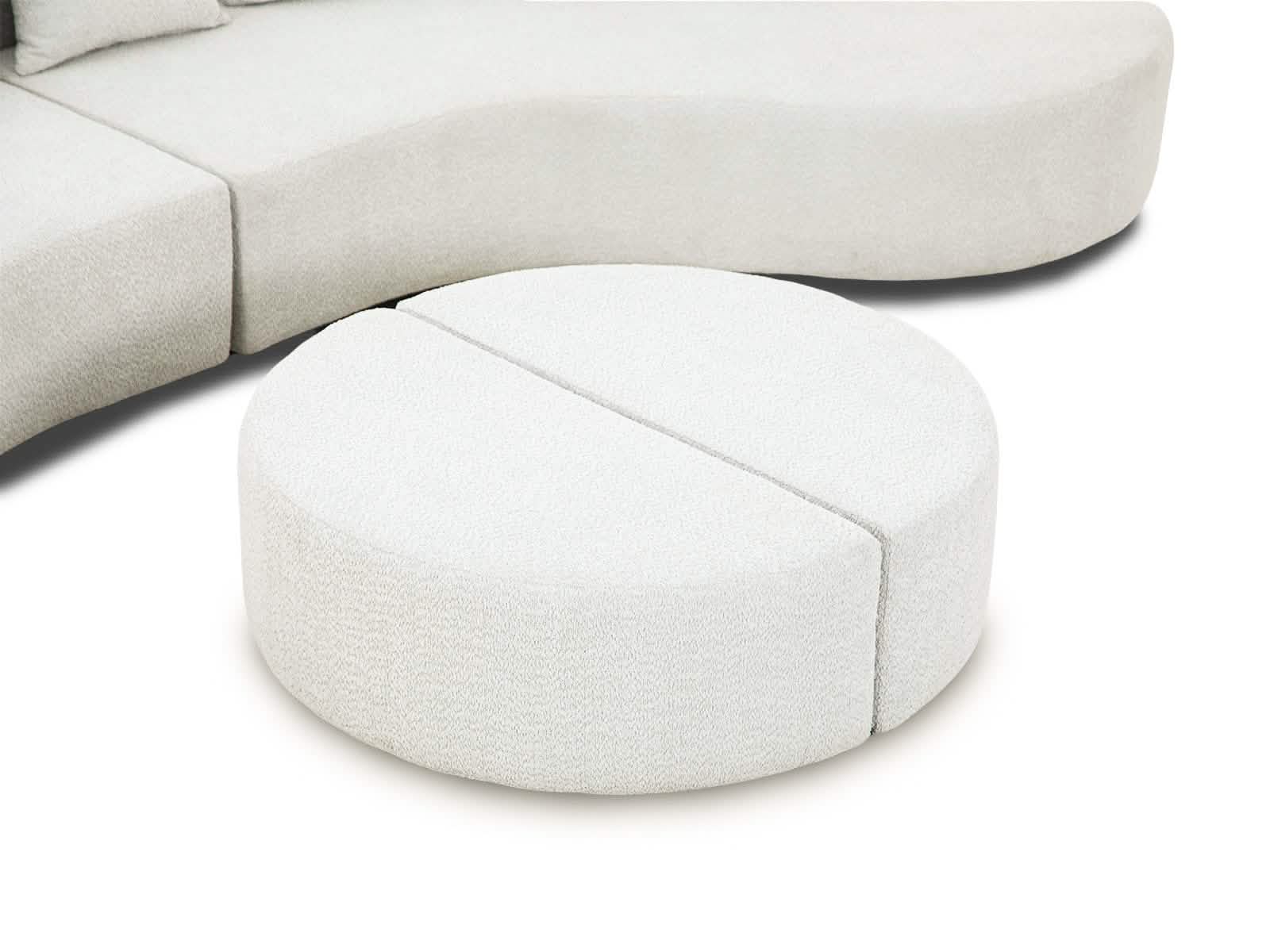 Ottoman Didi 2P #Color_Snow"T37108"