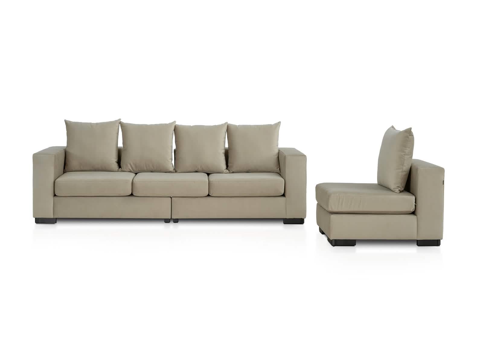 Sala Isabella 2P #Color_Wheat"T36106"