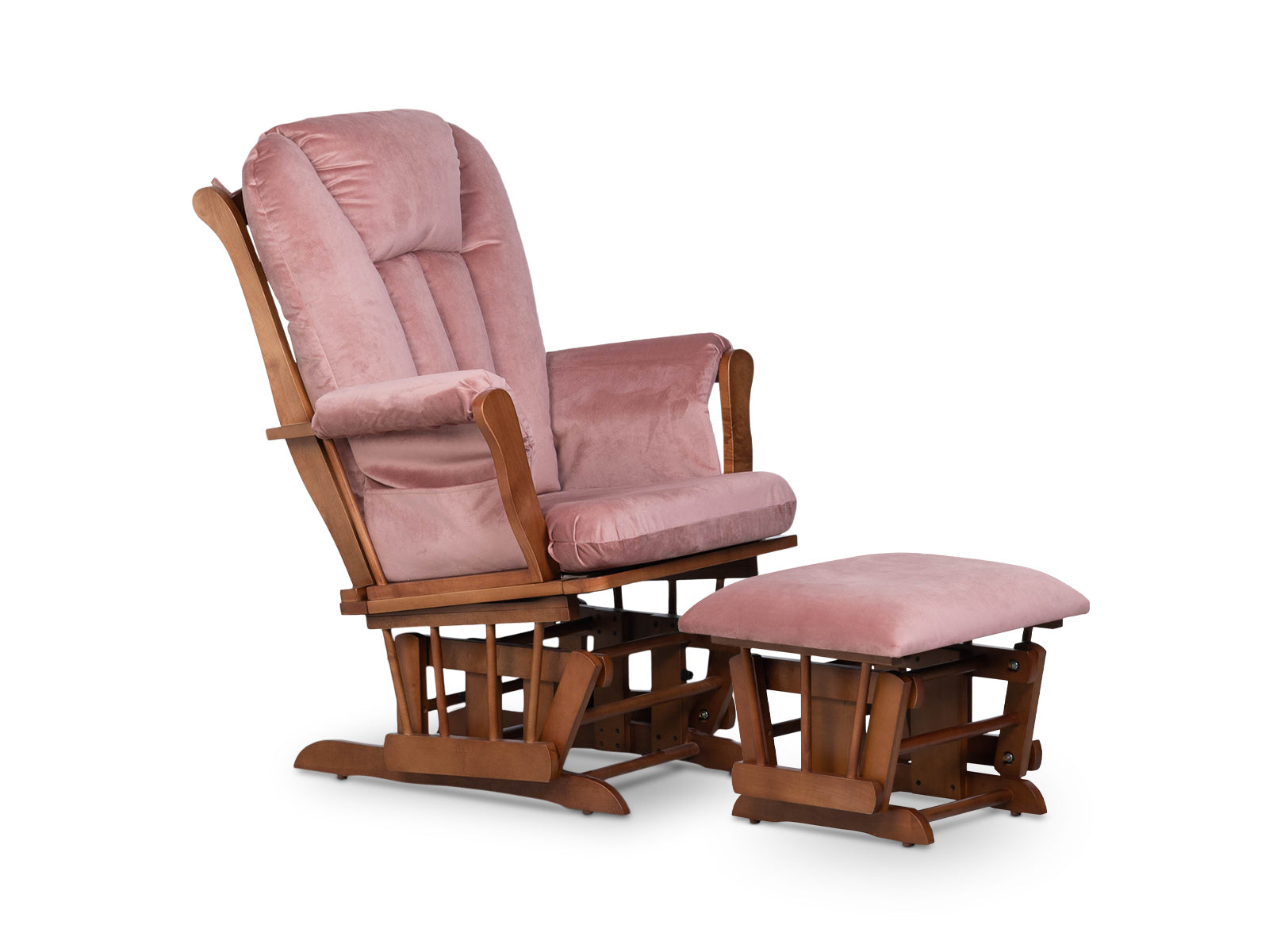 Mecedora Princess + Ottoman C/Miel #Color_LightPink"T36042"