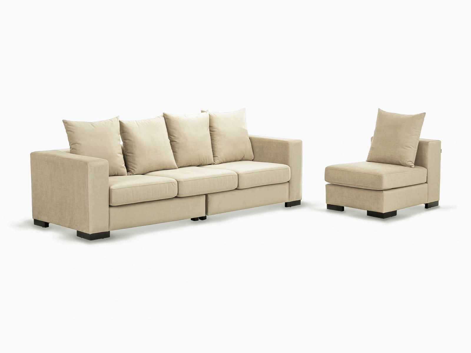 Sala Isabella 2P #Color_Wheat"T33810"