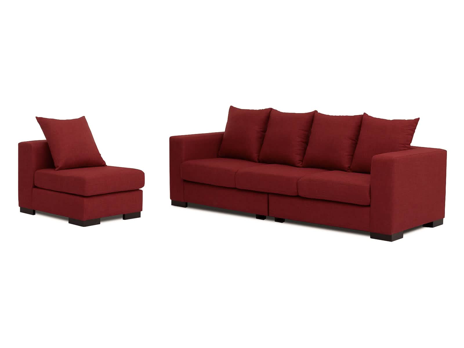 Sala Isabella 2P #Color_FireBrick"T3742"