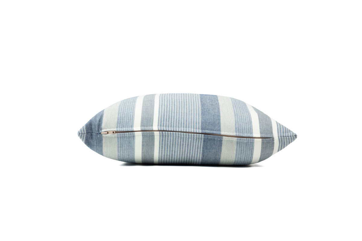 Cojin Outdoor 45X45 Cm Rayas Azul